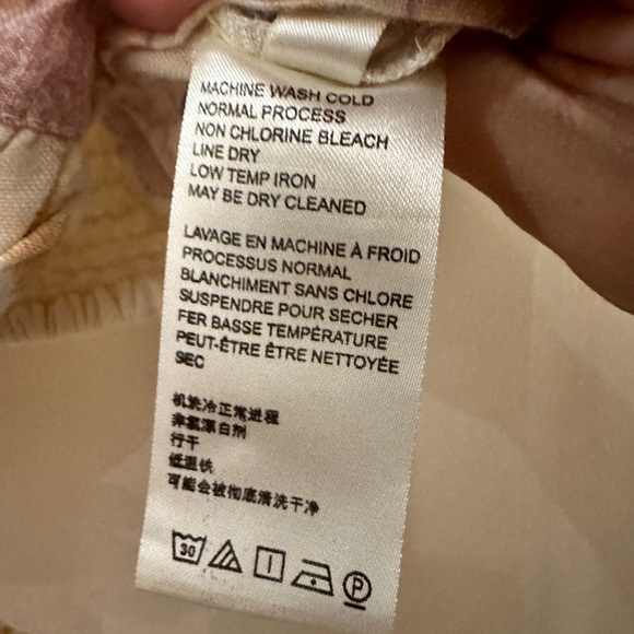 Free people Arielle Printed crop top in cream size xs - Picture 7 of 9